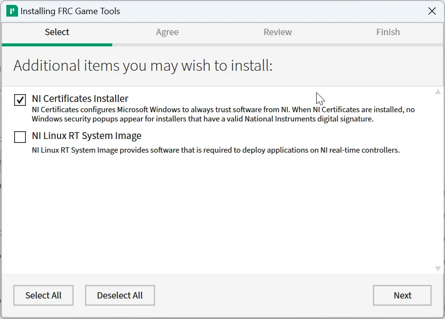 Additional Software